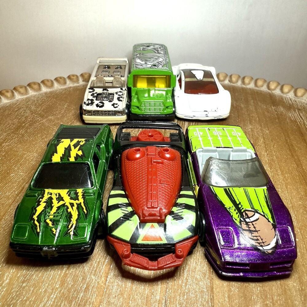 Hot Wheels Wind Splitter Corvette Bus Matchbox Audi Avis Peugeot Quasar Lot 6